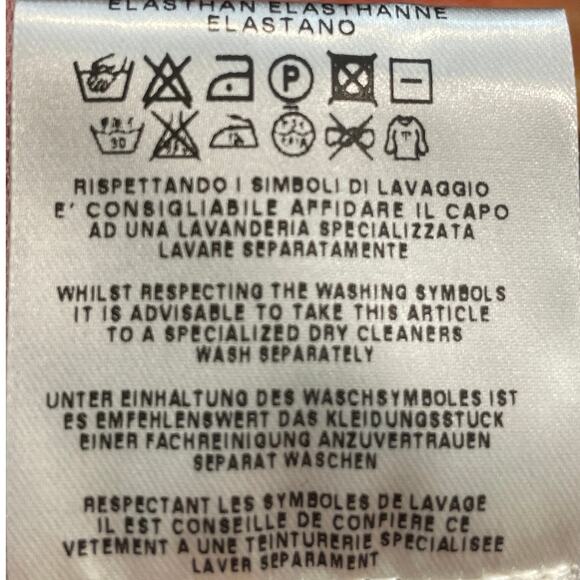 Fuzzi Womens Bodycon Multi Form Fitting Dress Long Sleeve Made in Italy NWT Lrg - Picture 14 of 14